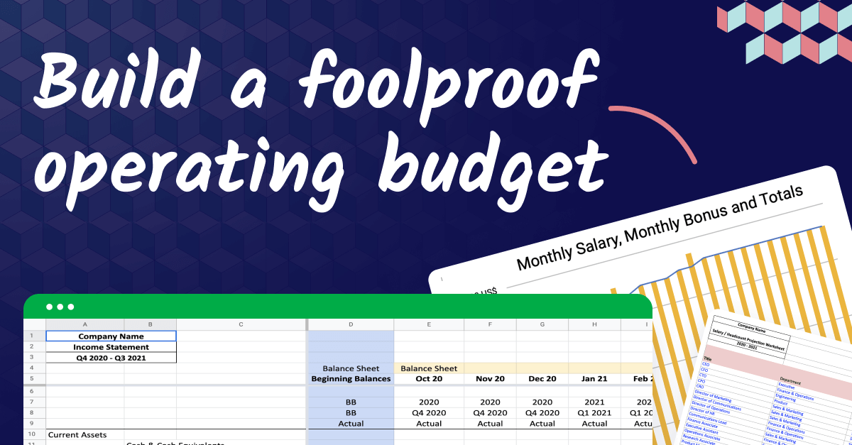 Building a foolproof operating budget
